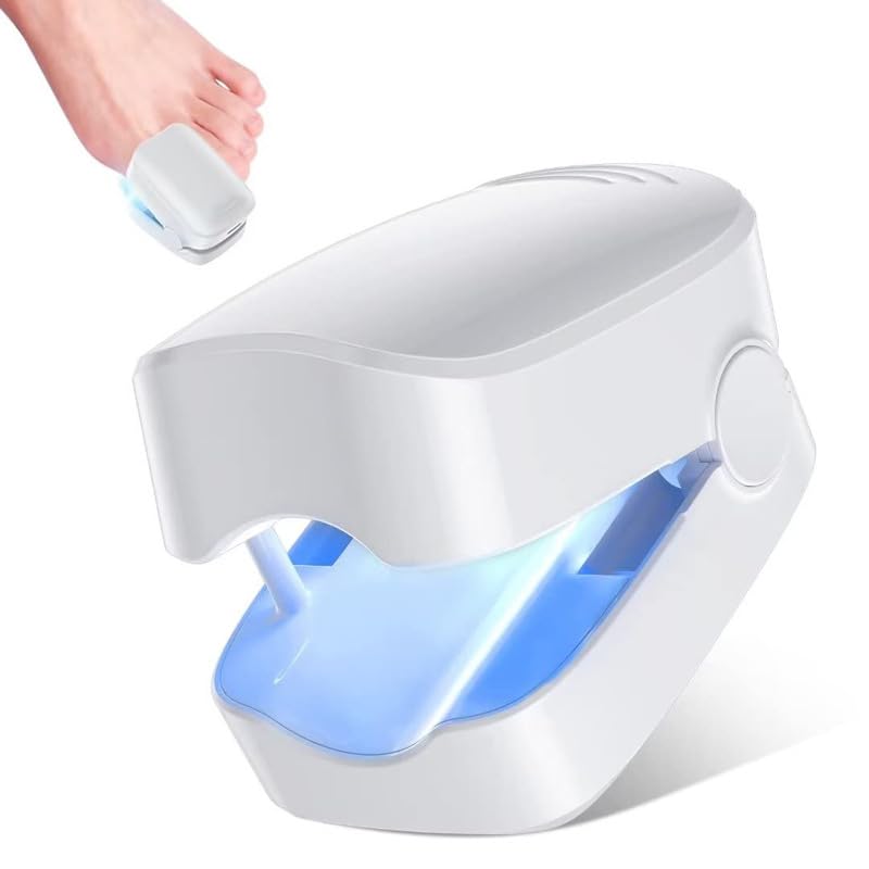 MMOOUP Nail Fungus Cleaning Light Device, Nail Fungus for Damaged Discolored Thick Toenails & Fingernails, Effective Rechargeable Nail Fungus Remover for Home Use Effective & Reliable