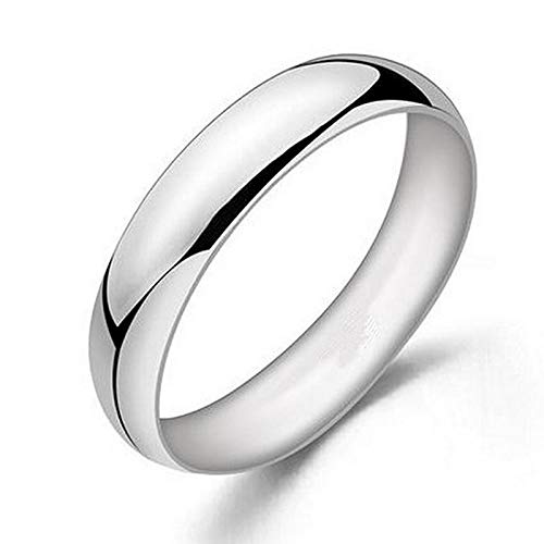 Titanium Steel Fashion Simple Wedding Gift Love Couple Ring -US8