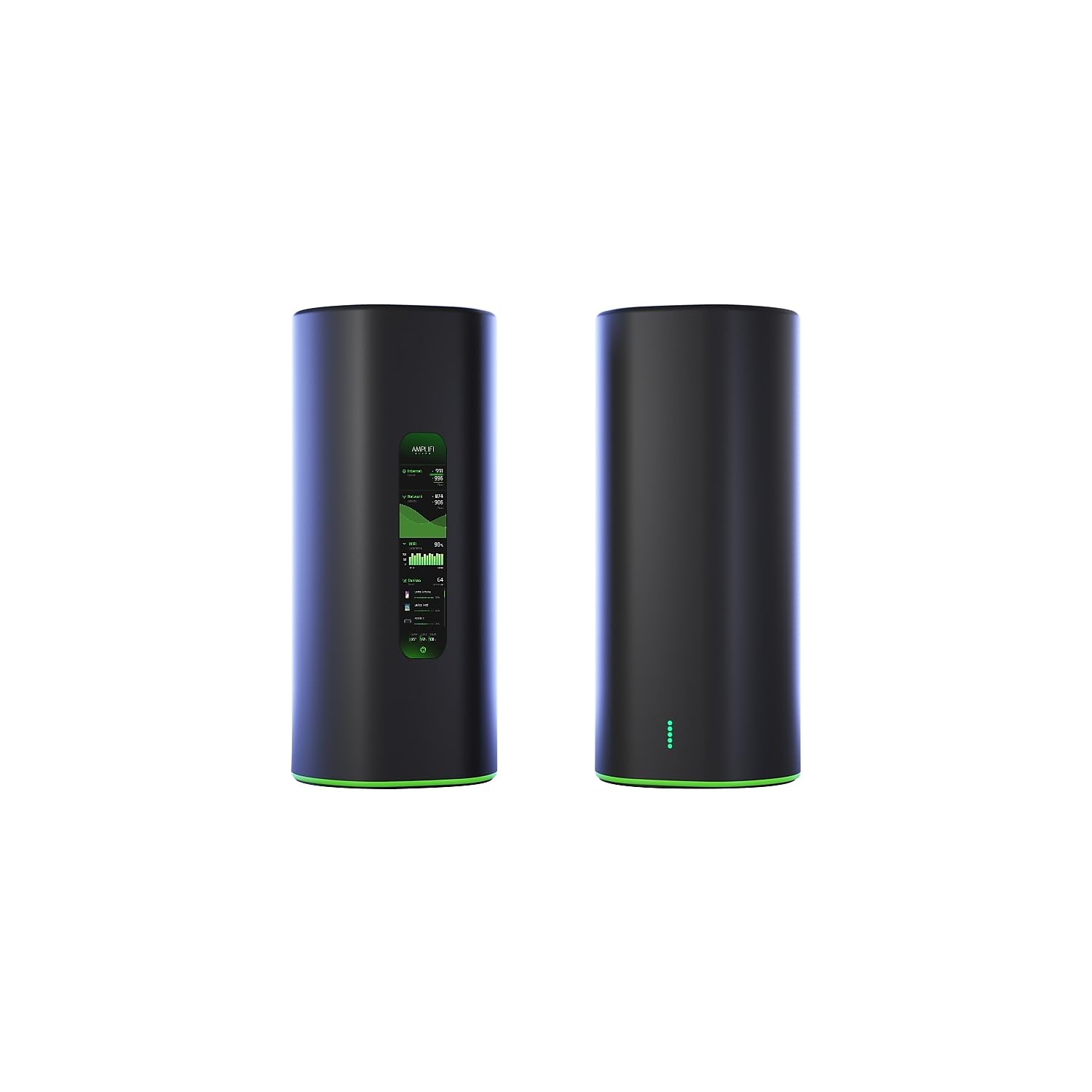 AmpliFi Alien WiFi 6 WiFi System, Seamless Whole Home Wireless Internet Coverage, WiFi Router with Touchscreen Display, 4 Gigabit Ethernet Ports, Ethernet Cable, and MeshPoint