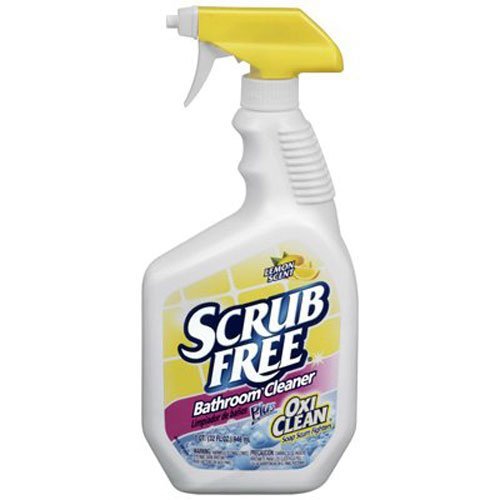 2 Pk. Scrub Free Bathroom Cleaner with Oxi Clean, Lemon Scent, 32 oz (64 Fl Oz Total)