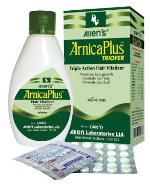 AllensArnica Plus Triofer - Triple Action Hair Vitalizer - 100ml + 50 Tabs