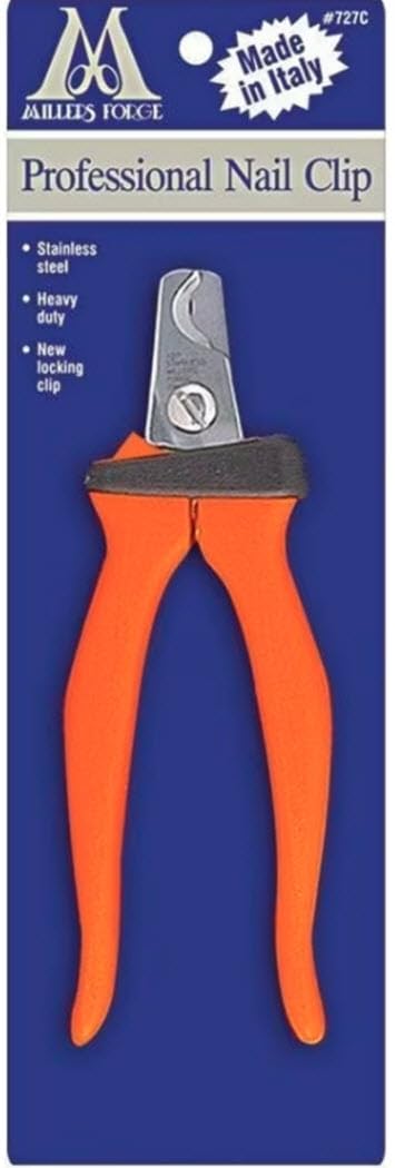 Millers Forge Nail Clipper W/ Orange Handle