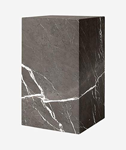 LAMAC CRAFTS - Black Marble Side Table/Plinth table (30X30X50cm)