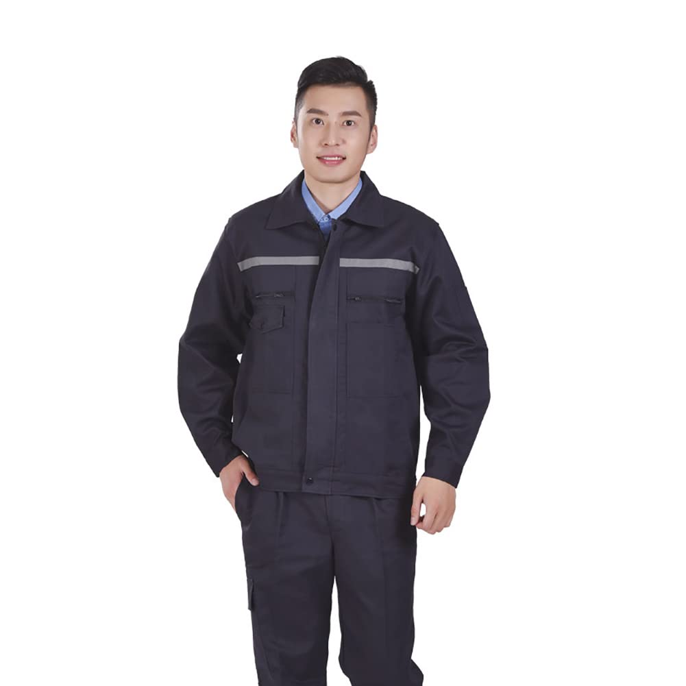 Mechanic Work Clothing, Workerwear Suit Mechanics Warehouse Mechanics Work Clothing for Garage Workers Mechanic Cleaning Work Uniform,M