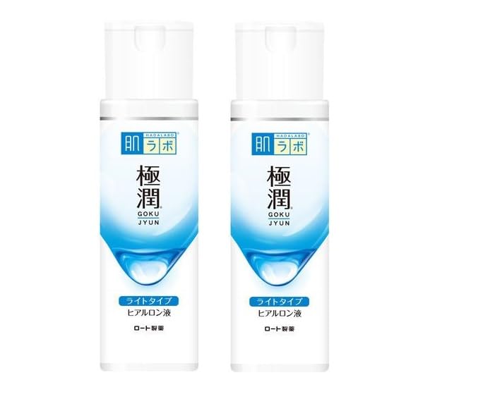 [2 Pack] Hadalabo Gokujyun Moisturising Lotion Hyaluronic Light Type 6oz / 170ml Made in Japan