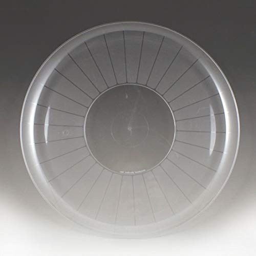 Maryland Plastics Catering Tray- 18" | Clear | Round | 1 Pc.