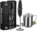 Zulay Executive Milk Frother & Frothing Pitcher