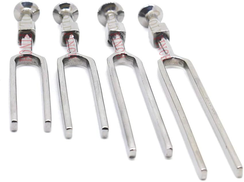 GOLDFINCH Tuning Fork (128, 256, 512 and 1024 Hz) - Set of 4 Pieces