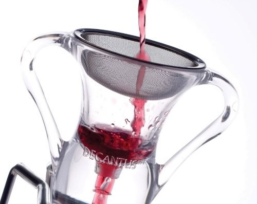 Franmara 2.75 Inch Wine Decantus Sediment Screen, 2-3/4" Dia. x 1" H, Stainless Steel, Clear