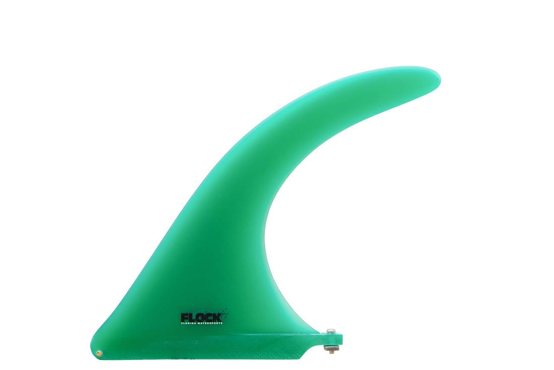 Flock Florida Watersports 10" Longboard/Surfboard/Stand Up Paddle Board Frost Single Fin Green