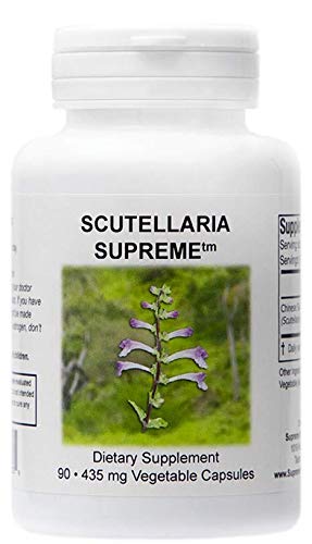 Supreme Nutrition Scutellaria Supreme, 90 Pure Chinese Skullcap Vegetarian Capsules