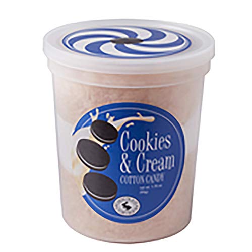 Cookies & Cream Gourmet Flavored Cotton Candy - Unique Idea For Holidays, Birthdays, Gag Gifts, Party Favors