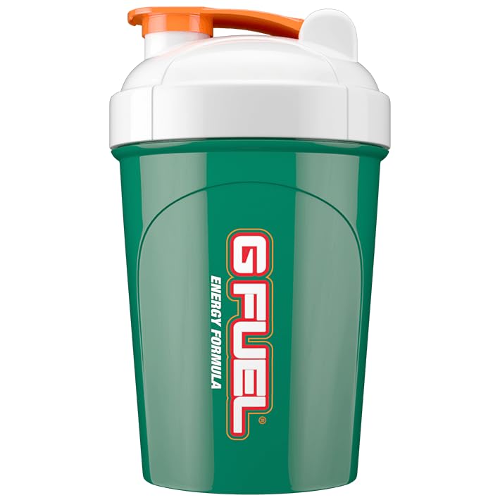 G Fuel Slush-E Shaker Bottle, Drink Mixer for Pre Workout, Protein Shake, Smoothie Mix, Meal Replacement Shakes, Energy Powder and More, Blender Cup, Portable Safe, BPA Free Plastic - 16 oz