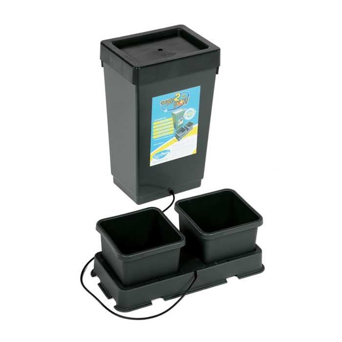 Happy Hydro AutoPot Easy2Grow Systems, 2-100 Pots (2.2gal, 2 Pot with Reservoir)