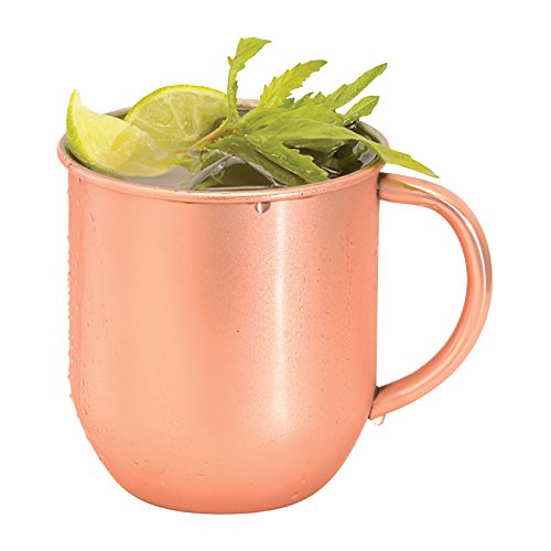 Thirsty RhinoMosconi Copper Plated Moscow Mule Mug, 17 oz (Set of 1)