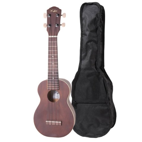 Kalos by Cecilio UKP-28SP Soprano Catalpa Ukulele with Gig Bag