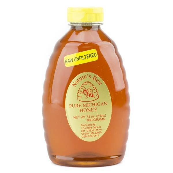 Country Life Natural FoodsMichigan Light Raw Honey, Unfiltered, Unpasteurized, 2 lb Plastic