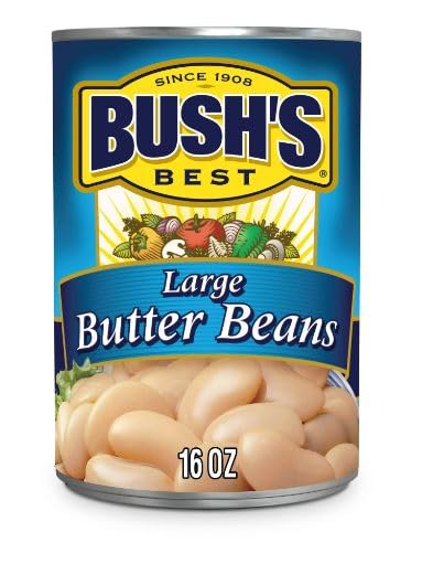 Bush's Best Large Butter Beans, 15-Ounce Can (Pack of 2)