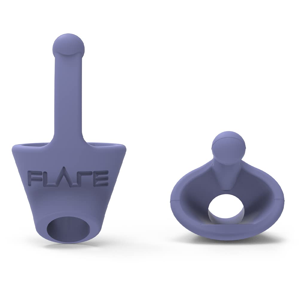 Flare Calmer Mini – Small Ear Plugs Alternative – Reduce Annoying Noises Without Blocking Sound – Soft Reusable Silicone - Purple