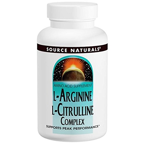 Source Naturals L-Arginine L-Citrulline Complex, 120 tabs