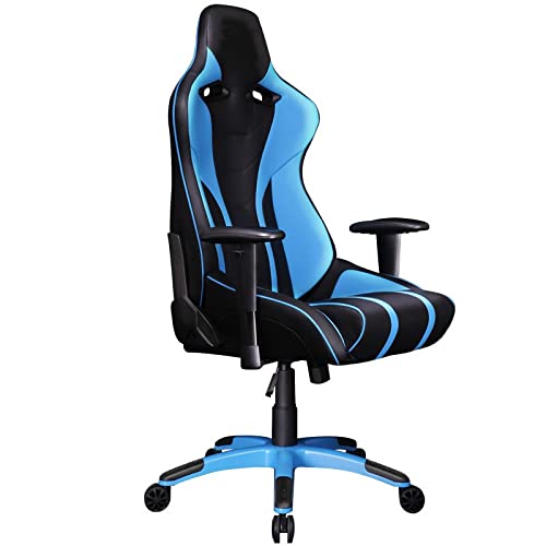 PACUM Gaming Chair Massage Racing Chair,Ergonomic High-Back Racing Reclining Computer Desk Chair,Headrest and Lumbar Support E-Sports Swivel Chair Comfortable anniversary vision