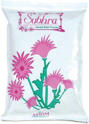 Aswini Homeo Subhra Herbal Bath Powder, 500 g