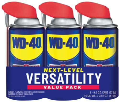 WD-40 Multi-Use Product with Smart Straw Sprays 2 Ways, 9.6 OZ (3-Pack)