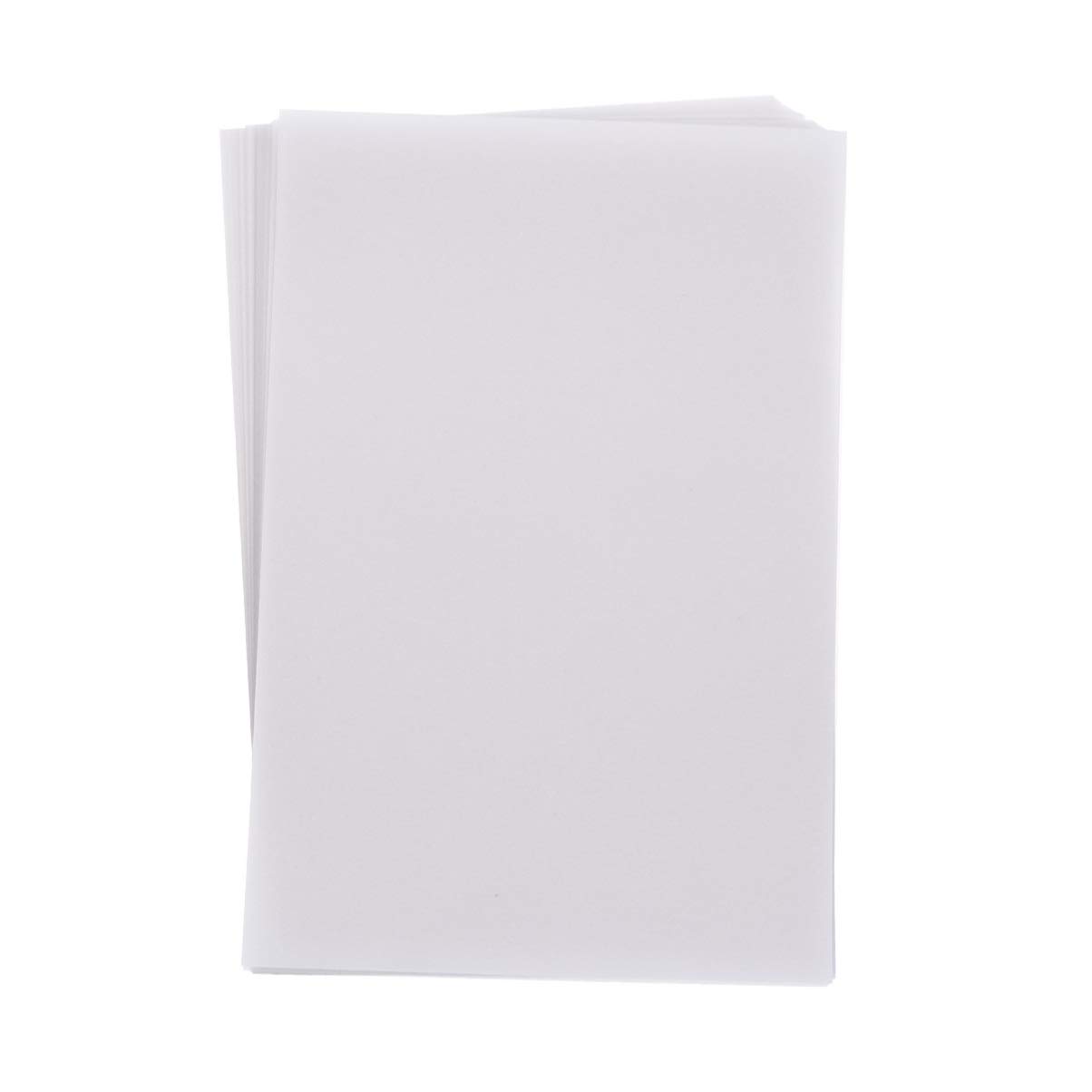 HEALLILY Vellum Tracing Paper：100 Sheets White Vellum Paper Translucent Sketching Paper Vellum Paper Tracing Paper for Printing Drawing Ink Jet Printer