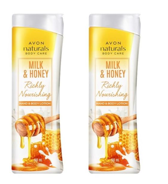 A.V.O.N Naturals Honey and Milk Body lotion (pack of 2) 200 Ml Each