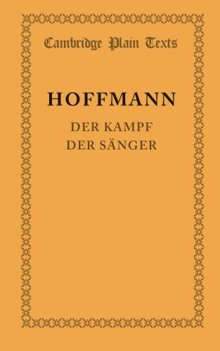 Der Kampf der Sänger (Cambridge Plain Texts)