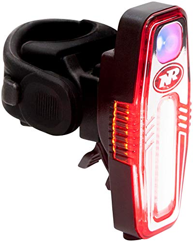 NiteRider Unisex's Sabre 110 Rear Bike Light LED USB Rechargeable Bicycle Taillight Water Resistant Road City Commuting Cycling Safety, Red, Lumens