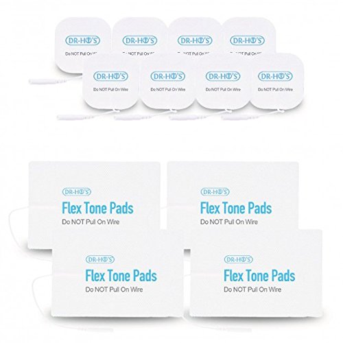 DR-HO'S® Pain Therapy System Accessories - Gel Pads Package (2 Pairs of Large Flex Tone Pads & 4 Pairs of Small Gel Pads) - for Pain Management, Back Pain and Rehabilitation