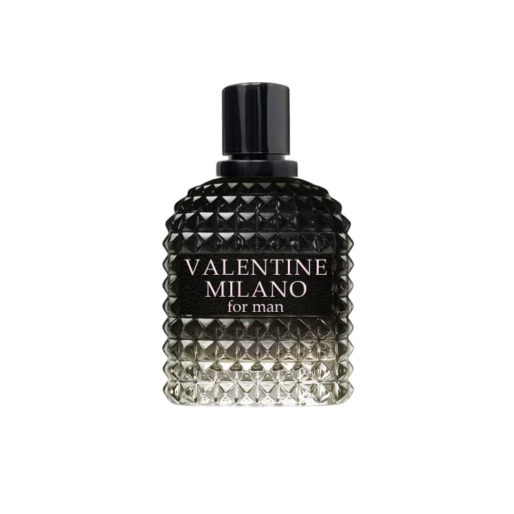 Perfume for Men Valentine Milano Eau de Toilette Natural Spray Men Cologne Masculine Scent 3.4 Fl Oz/100ML, 1