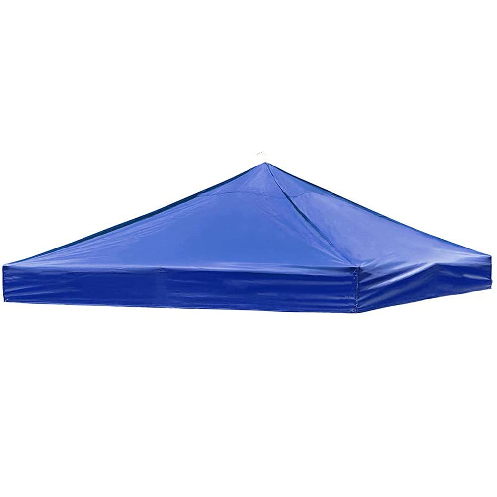 Enipate Canopy Top Replacement Cover, UV protection & Waterproof Roof Sunshade Tent, 420D Oxford Cloth Single-Tier Gazebo Cover Patio Garden Outdoor (Blue,2.9 * 2.9M (9.5x9.5ft))