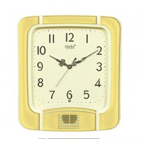 Ajanta Plain Musical Clock (White, 797)