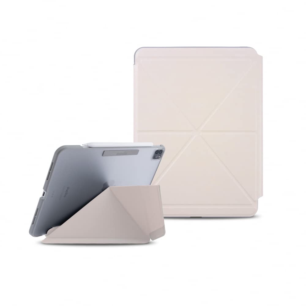 Moshi VersaCover Case with Folding Cover iPad Pro (11-inch, 4th-1st gen) Charcoal Beige