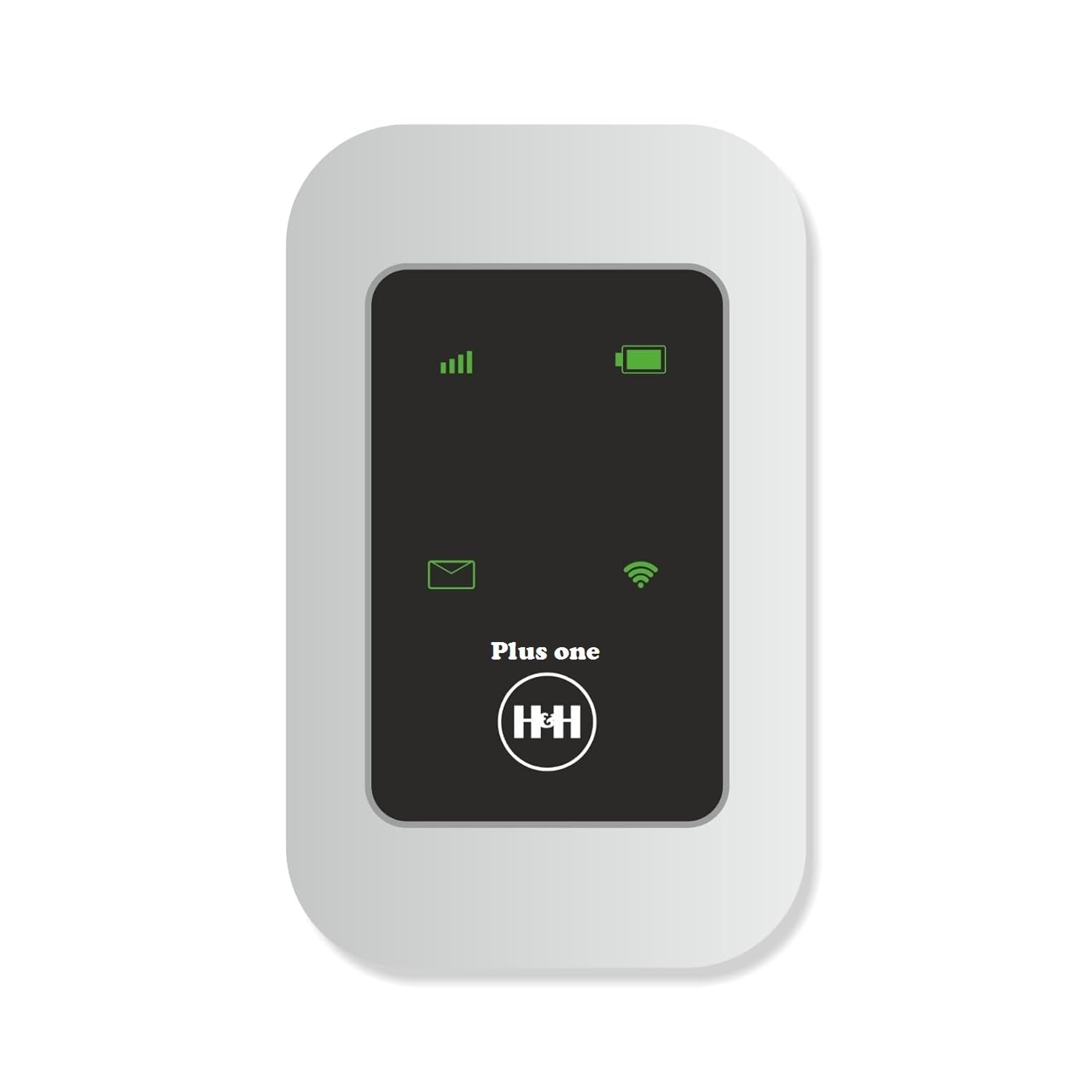 H&H Lc111 4G Wireless Router with All Sim Support, 4G Data Card Portable WiFi Hotspot with Premium Chipset(4G Dongle Connects Upto 10 Devices), High Speed 4G WiFi Dongle, White - Single Band