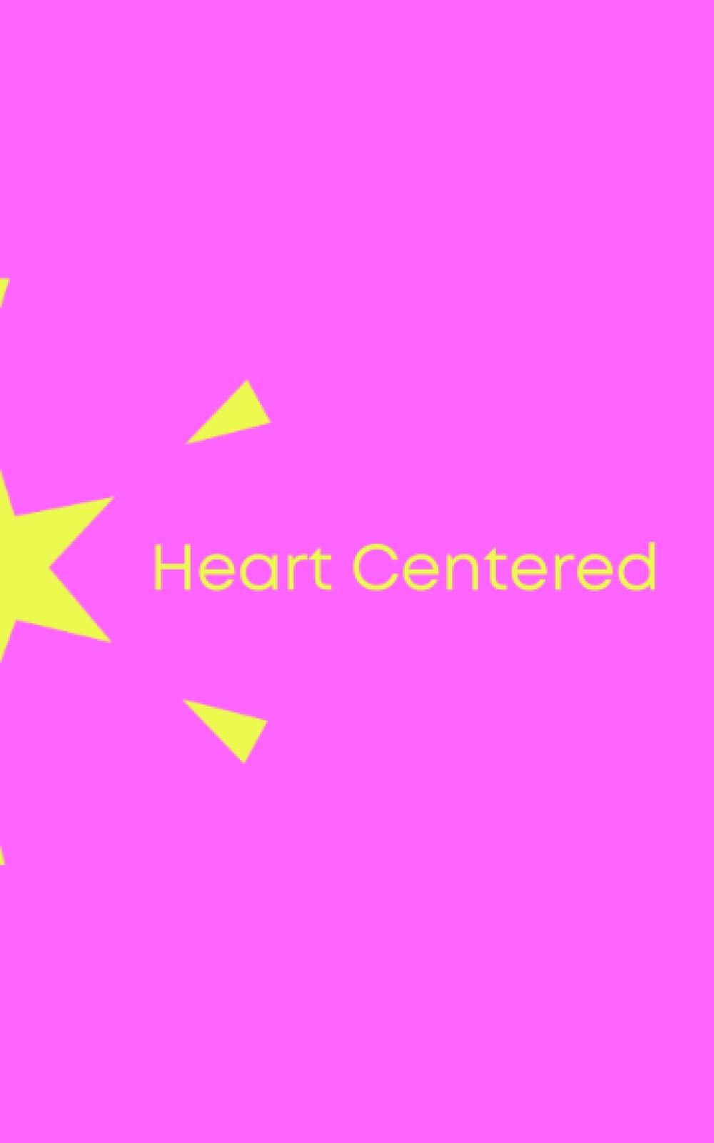 HHF Hot Pink Journal: Heart Centered