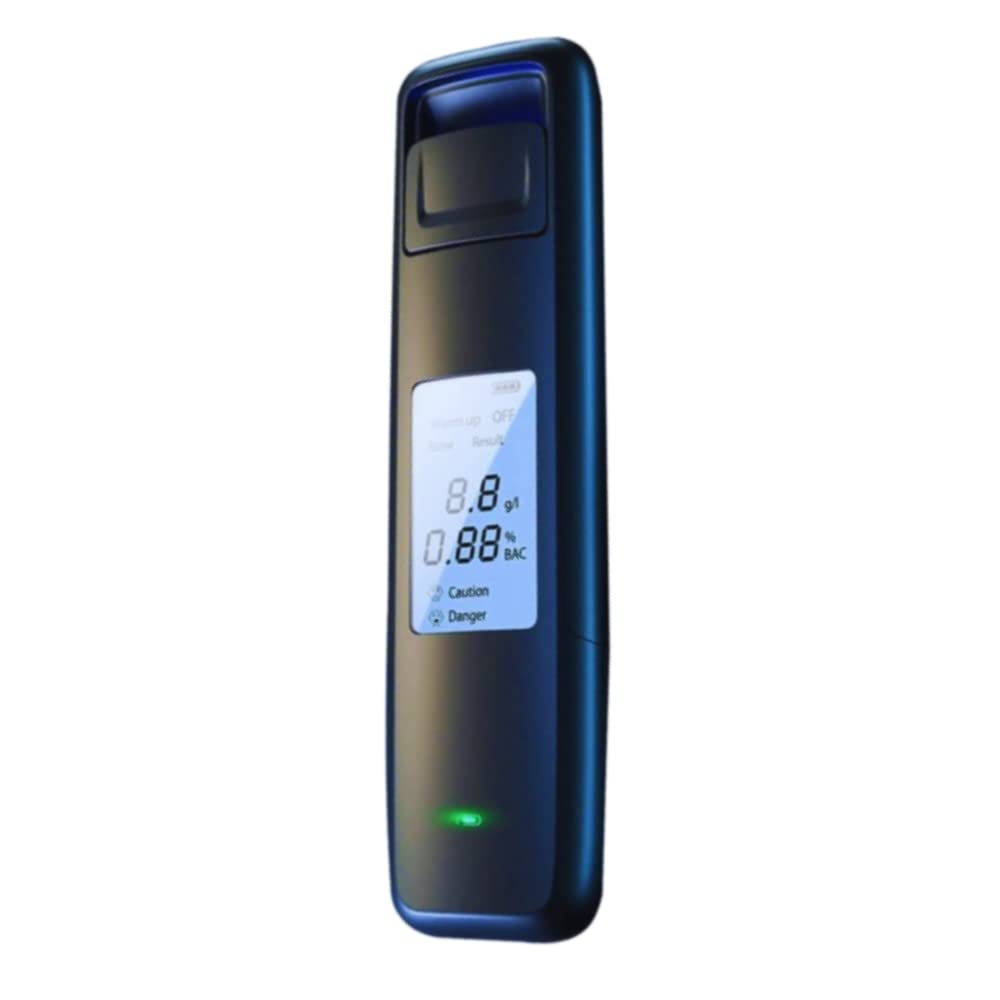 HANIMAX LED Display Non-Contact Digital Alcohol Tester Breathalyzer Breath Analyzer Portable Handy Design Easy to Carry, Slide Detection with Precision Semiconductor Sensor Contactless Tester