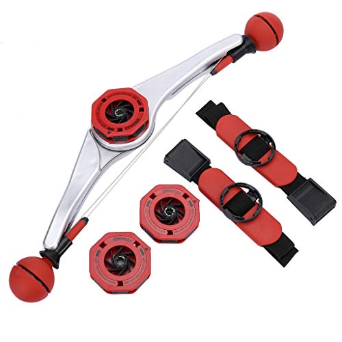 Dayyet Full Body Portable Gym Equipment Set for Exercise at Home, Office and Travel, Home Gym SpiraFlex Resistance Strength Training Fitness (3.5 lb, 24.8x4.3x3.35 in)