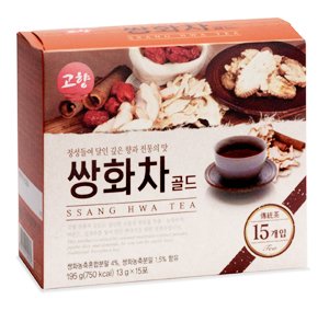 GOHYANG KOREAN Traditional Ssang Hwa Tea_13g x 15 Tea Bags_Product of Korea (쌍화차)