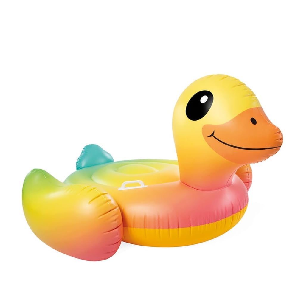 Intex Inflatable Duck Ride-On, Yellow, 57556, L