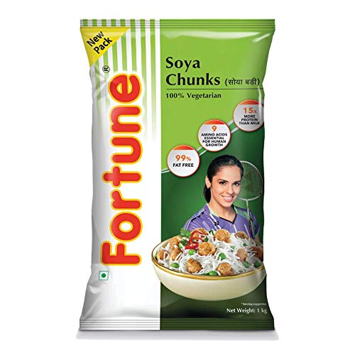 Fortune SOYA Chunks, 1 kg Pouch