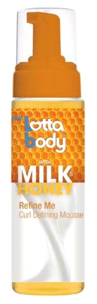 Lotta Body Mousse Curl Define Milk & Honey 7 Ounce Refine Me (Pack of 3)