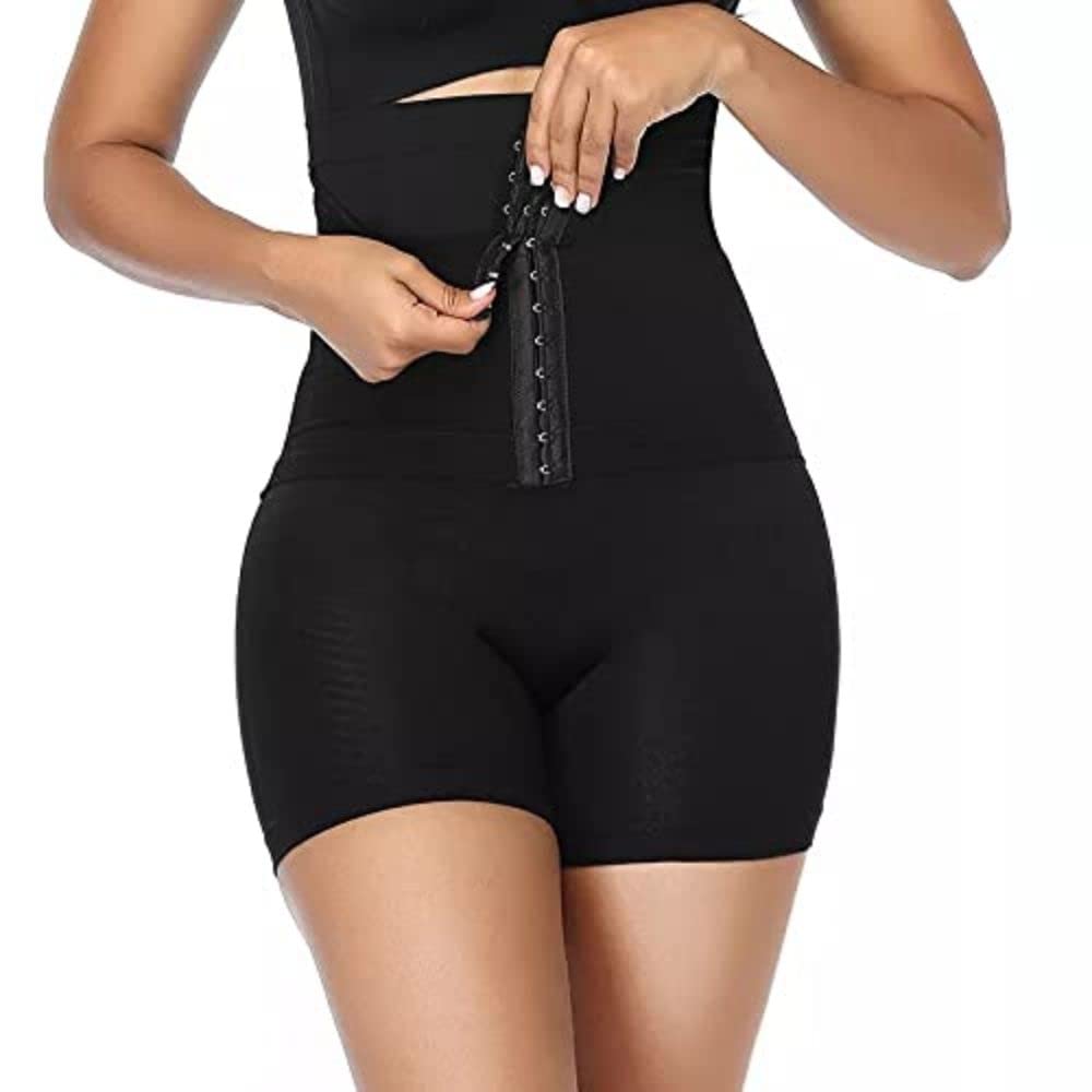 GLAMROOTWomen's High Waist Thigh Slimmer Butt Lifter Tummy Control Shapewear With Belt for Postpartum Recovery.