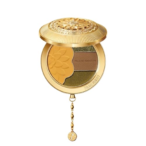 zeeseaPalace Identity Royal Bloom Eyeshadow Compact – Elegant Eyeshadow Palette for Vibrant, Long-Lasting Color | (01 Citrine)