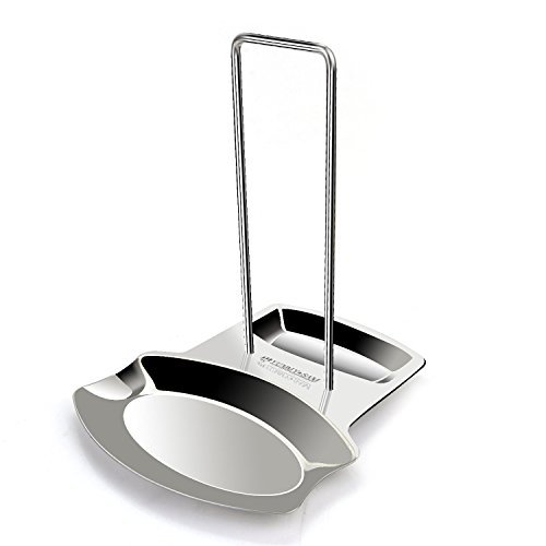 (Stainless Steel) - Yummy Sam Lid And Spoon Rest, Utensils Lid Holder Spoon Holder Lid Rest Lid