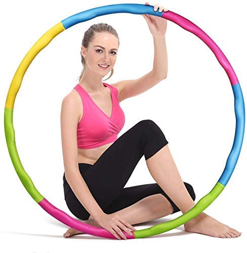 PRANAY Hula Hoop, Hoopa Hula, Exercise Ring for Fitness with 30 inch Diameter for Boys,Girls, Kids and Adults (Multi Color)