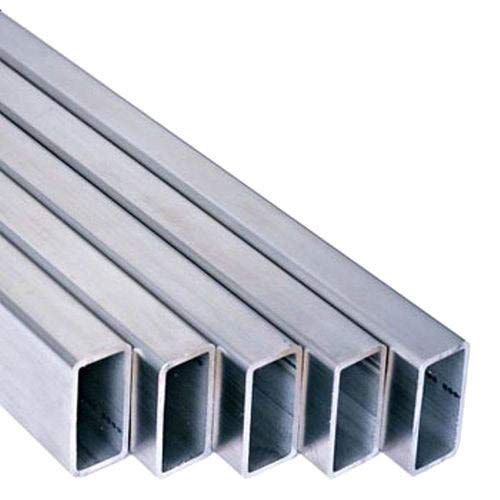 Saifpro Rectangular Aluminum Pipe (1" x 1", Length 1 Feet)