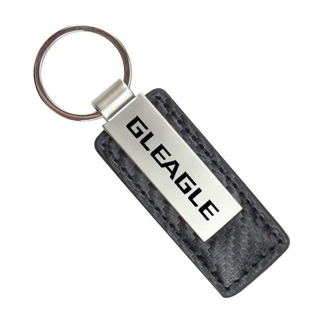 For Cars - Car Key Rings For Geely Tugella Emgrand ATLAS AZKARRA Coolray OKAVAGO Preface BINRAY Leather Metal Key Chain Emblem Accessories (gleagle Blue Color 1Pcs)